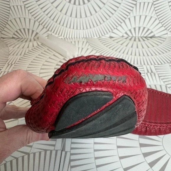 MENS RED GUESS ADLER‎ LOAFERS - Picture 3 of 8